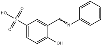 4-Hydroxy-α-phenylimino-m-toluenesulfonic acid Struktur