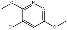 Pyridazine, 4-chloro-3,6-dimethoxy- Struktur