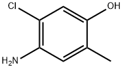 Phenol, 4-amino-5-chloro-2-methyl- Struktur