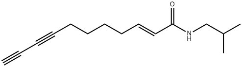 UNDEC-2-ENE-8,10-DIYNOIC ACID ISOBUTYLAMIDE(P) Struktur