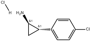 (1R,2S)-2-(4-Chloro-phenyl)-cyclopropylamine hydrochloride Struktur