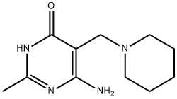 6-Amino-2-methyl-5-(piperidin-1-ylmethyl)pyrimidin-4(1H)-one