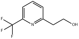 2-Pyridineethanol, 6-(trifluoromethyl)- Struktur