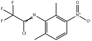 Ethanimidoyl chloride, N-(2,6-dimethyl-3-nitrophenyl)-2,2,2-trifluoro- Struktur