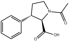 D-Proline, 1-acetyl-3-phenyl-, (3S)-