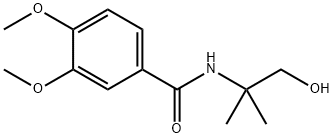 Benzamide, N-(2-hydroxy-1,1-dimethylethyl)-3,4-dimethoxy-