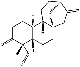 Kaur-16-en-18-al, 3-oxo- (7CI) Struktur