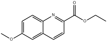 2-Quinolinecarboxylic acid, 6-methoxy-, ethyl ester