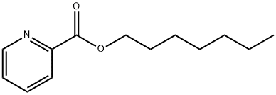 2-Pyridinecarboxylic acid heptyl ester Struktur