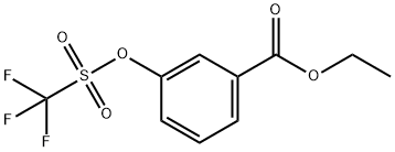 Benzoic acid, 3-[[(trifluoromethyl)sulfonyl]oxy]-, ethyl ester