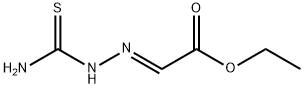 Ethyl (2E)-2-(carbamothioylhydrazinylidene)acetate Struktur