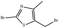 2-Bromo-5-(bromomethyl)-4-methylthiazole Struktur