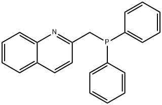 Quinoline, 2-[(diphenylphosphino)methyl]- Struktur