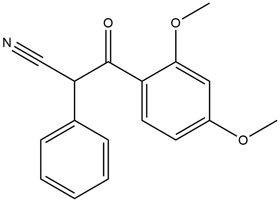 Benzenepropanenitrile, 2,4-dimethoxy-β-oxo-α-phenyl-