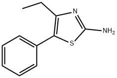 2-Thiazolamine, 4-ethyl-5-phenyl- Struktur