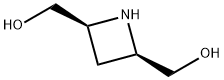 2,4-Azetidinedimethanol, (2R,4S)- Struktur