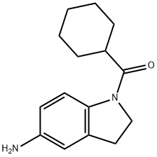 Methanone, (5-amino-2,3-dihydro-1H-indol-1-yl)cyclohexyl- Struktur