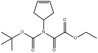 Acetic acid, 2-[3-cyclopenten-1-yl[(1,1-dimethylethoxy)carbonyl]amino]-2-oxo-, ethyl ester