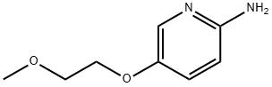 2-Pyridinamine, 5-(2-methoxyethoxy)- Struktur