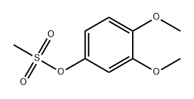 Phenol, 3,4-dimethoxy-, 1-methanesulfonate Struktur