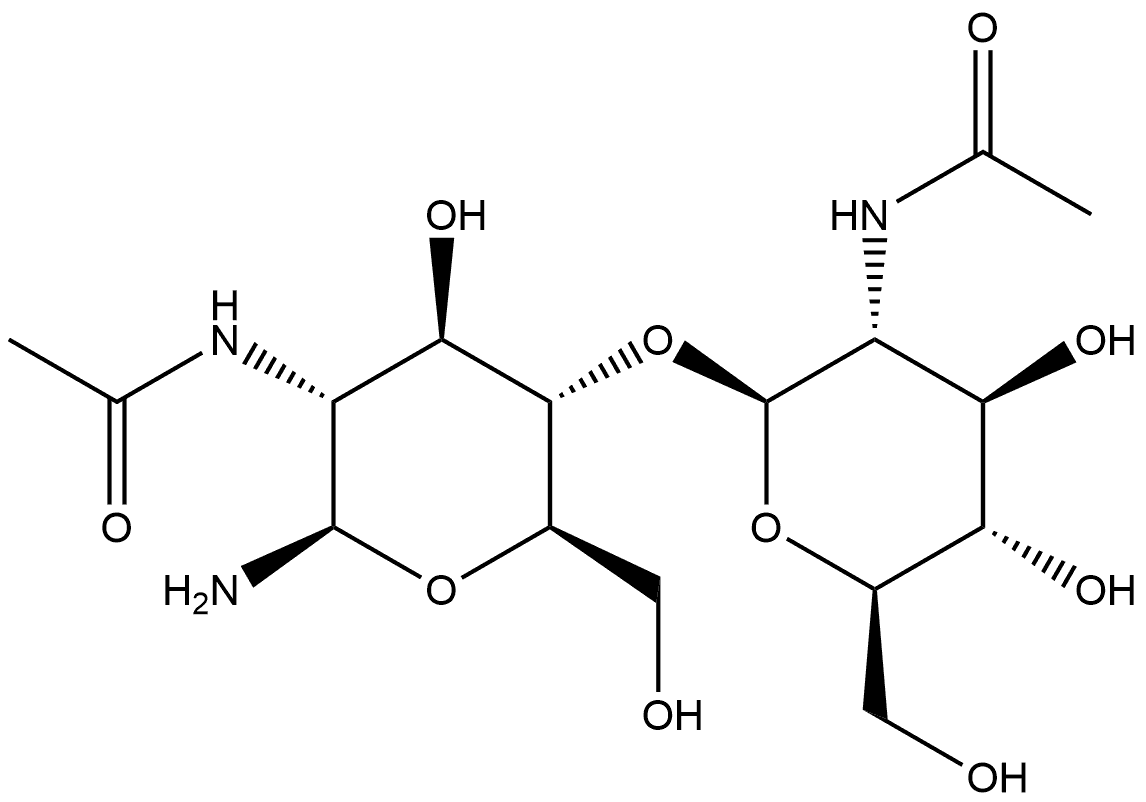 β-D-Glucopyranosylamine, 2-(acetylamino)-4-O-[2-(acetylamino)-2-deoxy-β-D-glucopyranosyl]-2-deoxy-