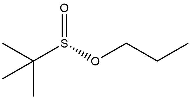 2-Propanesulfinic acid, 2-methyl-, propyl ester, [S(R)]-