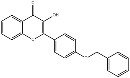 4H-1-Benzopyran-4-one, 3-hydroxy-2-[4-(phenylmethoxy)phenyl]-