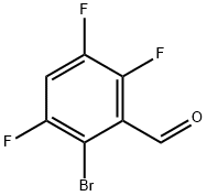 Benzaldehyde, 2-bromo-3,5,6-trifluoro- Struktur