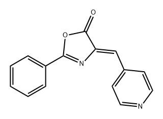 5(4H)-Oxazolone, 2-phenyl-4-(4-pyridinylmethylene)-, (Z)- (9CI) Struktur