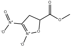 2-Isoxazoline-5-carboxylicacid,3-nitro-,methylester,2-oxide(7CI,8CI) Struktur