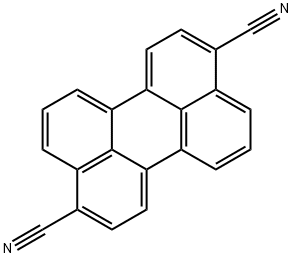 3,9-Perylenedicarbonitrile Struktur