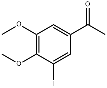 Ethanone, 1-(3-iodo-4,5-dimethoxyphenyl)- Struktur