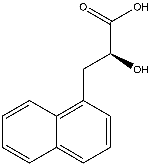 (2S)-2-Hydroxy-3-naphthalen-1-ylpropanoic acid Struktur