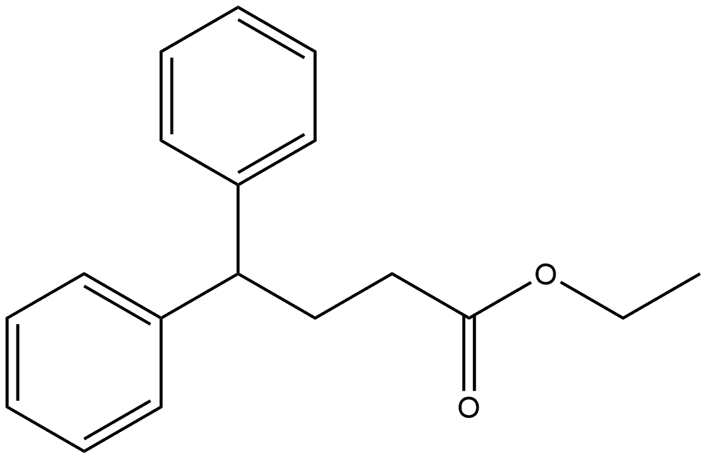 Ethyl γ-phenylbenzenebutanoate Struktur