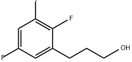 Benzenepropanol, 2,3,5-trifluoro- Struktur