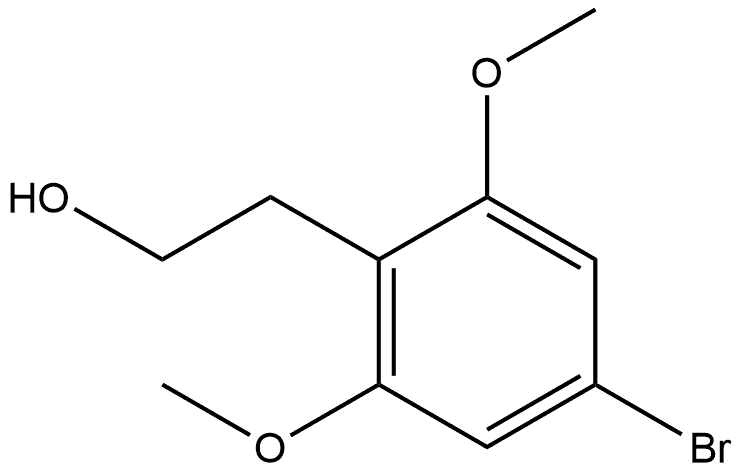 4-Bromo-2,6-dimethoxybenzeneethanol Struktur