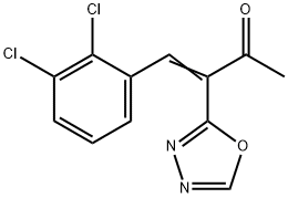 3-Buten-2-one, 4-(2,3-dichlorophenyl)-3-(1,3,4-oxadiazol-2-yl)-