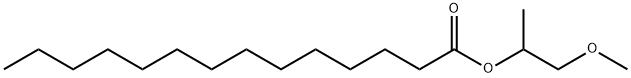 Myristinsure-1-methoxy-2-propylester Struktur