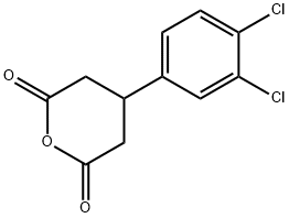 4-(3,4-dichlorophenyl)dihydro-2H-pyran-2,6(3H)-dione Struktur