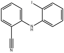 2-[(2-iodophenyl)amino]benzonitrile Struktur