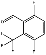 3,6-Difluoro-2-(trifluoromethyl)benzaldehyde Struktur