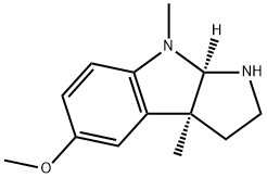 Pyrrolo[2,3-b]indole, 1,2,3,3a,8,8a-hexahydro-5-methoxy-3a,8-dimethyl-, (3aS,8aR)-