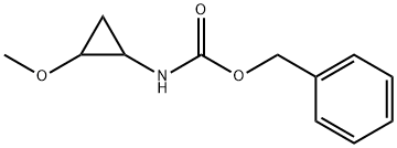 Carbamic acid, N-(2-methoxycyclopropyl)-, phenylmethyl ester Struktur