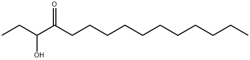 4-Pentadecanone, 3-hydroxy- Struktur