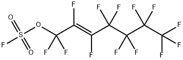 Fluorosulfuric acid, 1,1,2,3,4,4,5,5,6,6,7,7,7-tridecafluoro-2-heptenyl ester, (E)- (9CI)