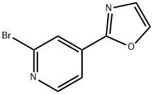 Pyridine, 2-bromo-4-(2-oxazolyl)- Struktur