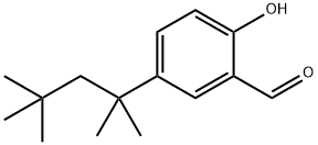 Benzaldehyde, 2-hydroxy-5-(1,1,3,3-tetramethylbutyl)- Struktur