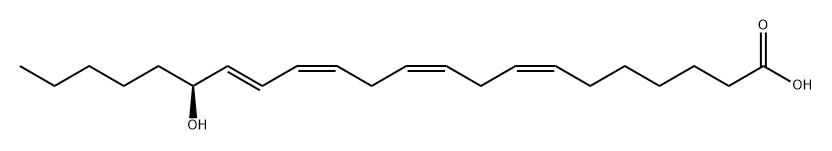 7,10,13,15-Docosatetraenoic acid, 17-hydroxy-, (7Z,10Z,13Z,15E,17S)- Struktur