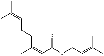 2,6-Octadienoic acid, 3,7-dimethyl-, 3-methyl-2-butenyl ester, (Z)- (9CI)