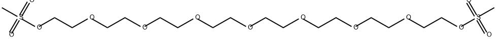 3,6,9,12,15,18,21-Heptaoxatricosane-1,23-diol, 1,23-dimethanesulfonate Struktur